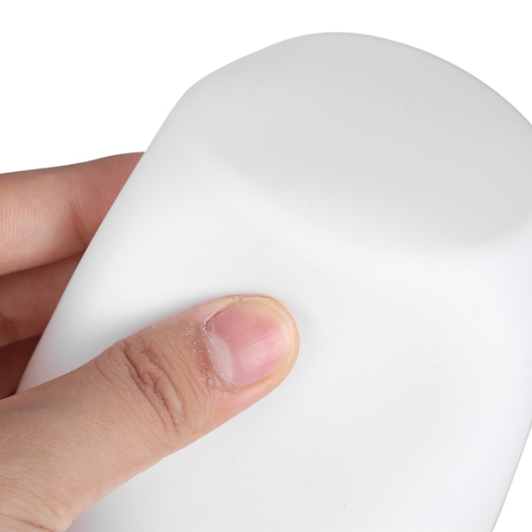 Vit Brus Maskin, Trådlös Bluetooth-högtalare, Högkvalitativ Silikon & Trädesign, Färgstark, Idealisk För Barnrum Och Kontor