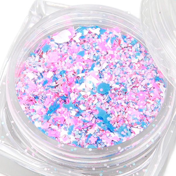 Holografiskt Nagelglitter, Hälsosamt Iridescent Pulver För Elegant Utsökt Design, Lämpligt För UV Gel Akryl Riktiga Naglar, Perfekt Gåva Till Din