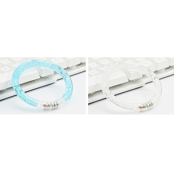 Lysande festfavör, högkvalitativt PVC-material, självlysande LED-armband med justerbar storlek, giftfria vattentäta blinkande lägen för