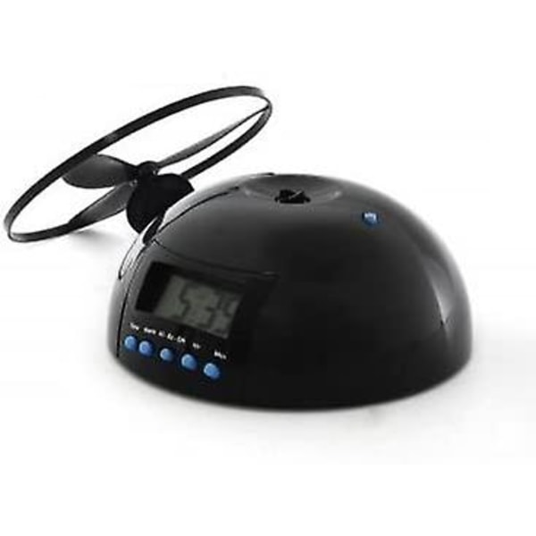Nyhet Digital Led Väckarklocka Gadget Flyg Iväg Flygande/rullande Helikopter Chopper Propeller Klocka Kreativ Present  [dB}