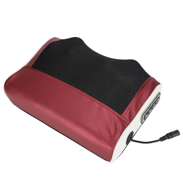 Massagekudde Ergonomisk Design 20D Simulering Bekväm Andningsbar 45° Glappfri Nackmassage EU-kontakt