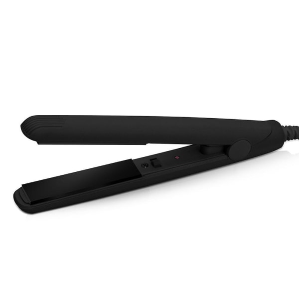 TG Rese-minihårplattång Keramisk Turmalin-hårplattång med resväska Dual Voltage Travel Iron Rosa
