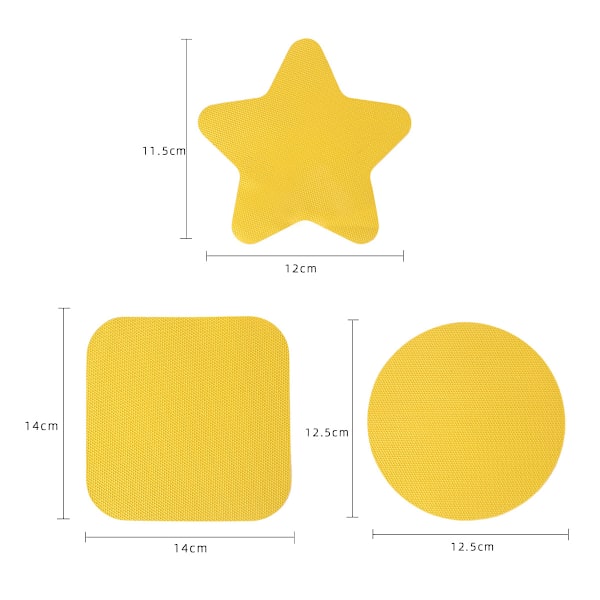 3 st Burköppnare Grippdynor, Gummi Burkgrepp Multifunktionell Köksredskap Halkfria Underlägg Flasklocköppnare Burköppnare för Seniorer med Style 3