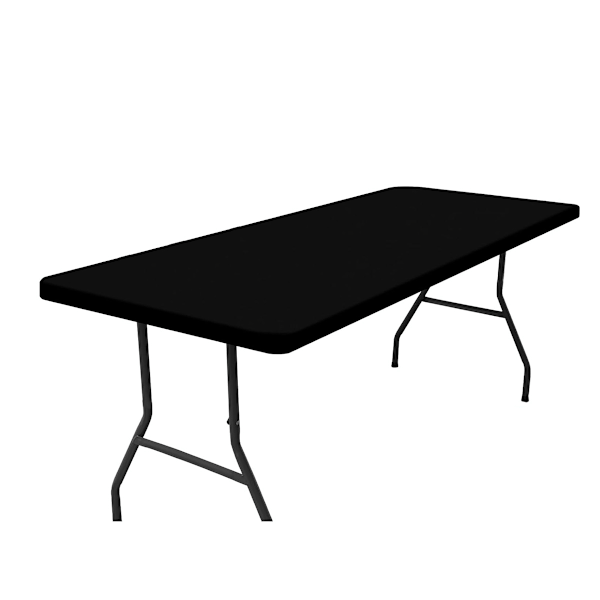 Rektangulär Picknickduk, Vattentät Elastisk Duk för 6 Fots Bord, Tvättbar Polyester Bordsduk för Camping, Inomhus och Style 1