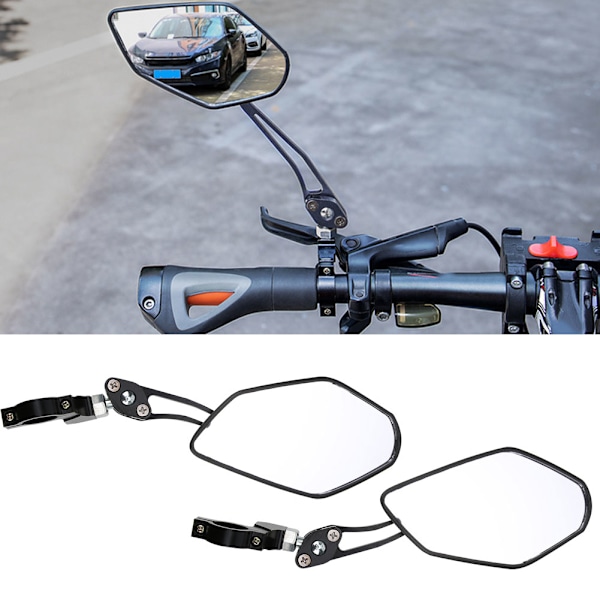 Motorcykel Backspeglar, Anpassad Design Universell Passform för Bred Klar Sikt, Kollisionsresistens & Hållbar Användning, 360 Graders Rotation