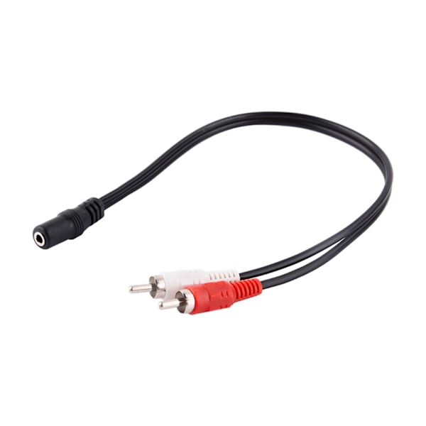 Anpassningsbar Hemmabio-kabel, Hona Till Hane Stereo Ljudkabel, Guldpläterade Kontakter Syrefria Kopparledare För Sömlös Signal,