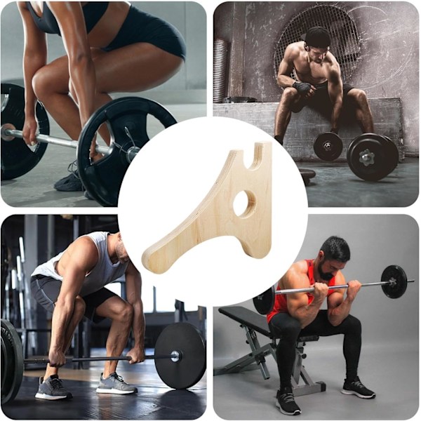 Trä Barbell Jack | Viktträningsutrustning för Knäböj och Marklyft