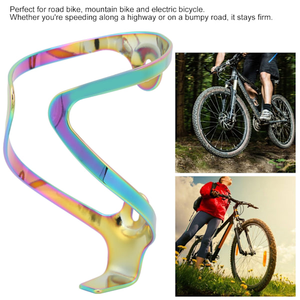 Cykelflaskhållare för justerbar landsvägscykel, snabbkoppling i aluminiumlegering för säkert grepp