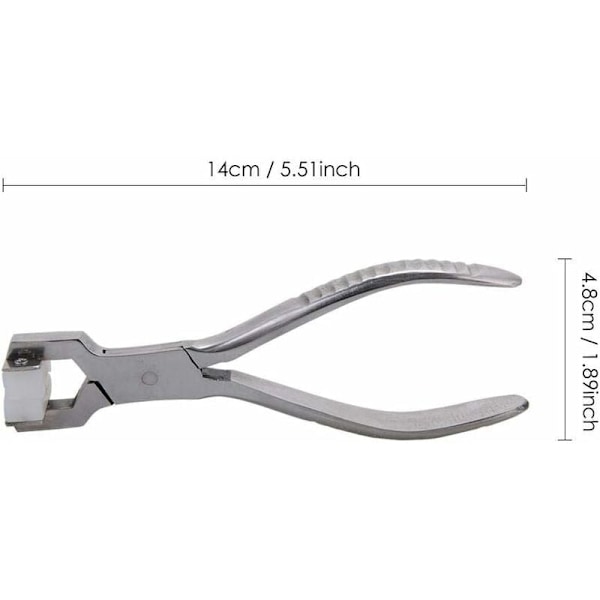 Högkvalitativ ringböjningstång i rostfritt stål, kraftfullt och robust smyckesreparationsverktyg med ergonomisk design för långvarig användning, icke-repad formning