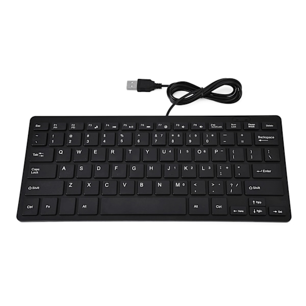 Trådlöst Bluetooth-tangentbord, Mini bärbart tangentbord med enkel växling mellan enheter, Slimmad design för bekväm skrivning och resor