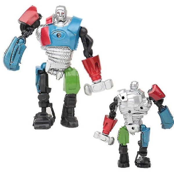 8 st 13 cm film Real Steel Zeus Atomic Midas Adam Invader Robot Noisy Boy Actionfigur Figur Leksak Present