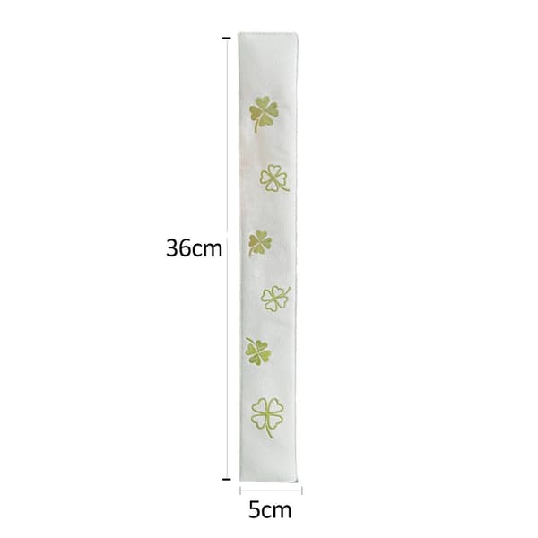 1/2/3 Premium Leather För Golf Alignment Stick Cover Four-Leaf white four leaf 1 Pc