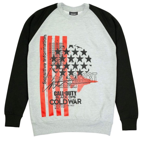 Call Of Duty Naisten Black Ops Cold War Boyfriend -collegepaita Black/Heather Grey S