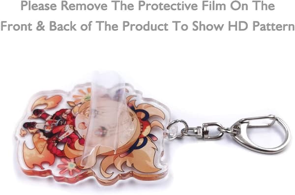 Impact Genshin Acrylic Keychains Pendant (Kamisato Ayaka)