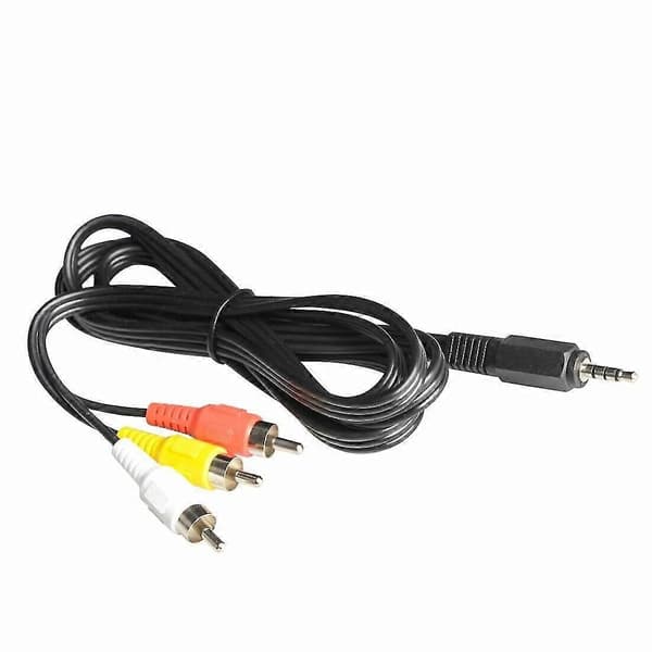 Eachine DC 3,5 mm Jackstik Han 1 til 3 Hoved RCA AV Input Output Videokabel 1,5 m Ledning Adapterkabel F