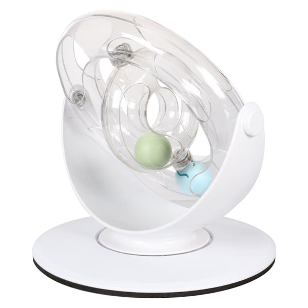 FLAMINGO Elektronisk kattleksak Dita roterande hjul vit white