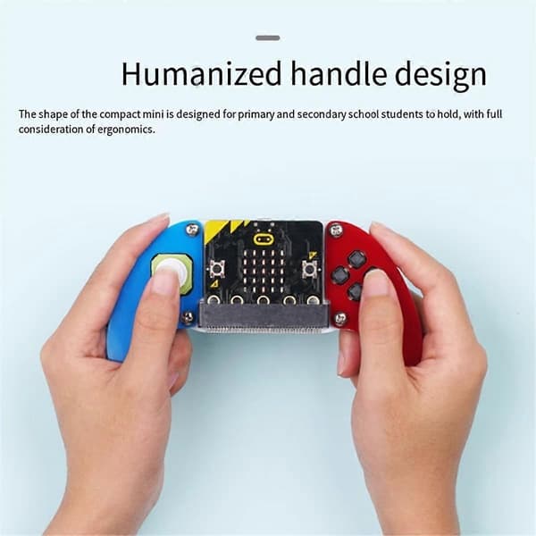 5 STK Til Micro-Bit Elektronisk Joystick:Bit V2 Kit Akryl Etui Indbygget Buzzer+Vibrationsmotor Microbit Controller
