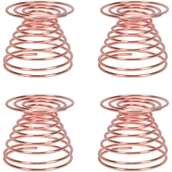 4 kpl ruostumattomasta teräksestä valmistettuja munakuppeja, mini-jousilanka, munateline, keitettyjen munien säilytys, jalusta kotiin (ruusukulta) coppery