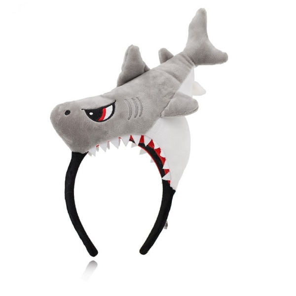 2 st Creative Shark Shape Huvudbonader Barnfest Pannband (f