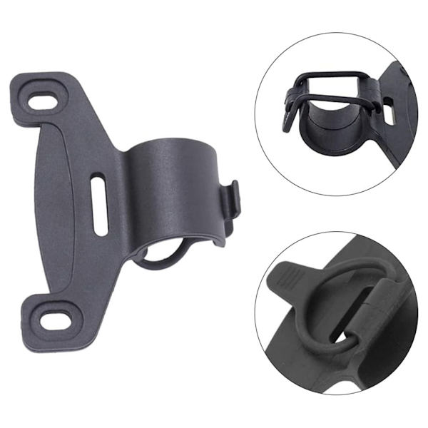 Plast Cyklar Pump Hållare Fast Clip Bracket Cykel Luftpumpar Ram för mountainbikes, landsvägscyklar, utomhuscykling 2pc