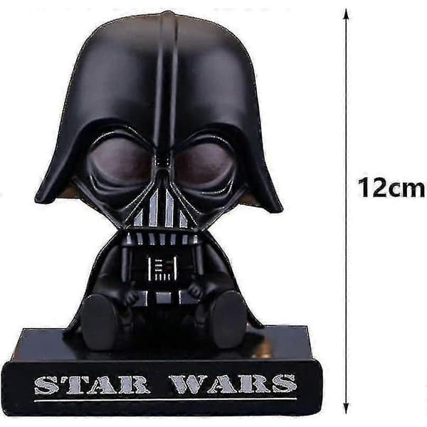 Bobble Head Biludsmykning, Statue Kreativt Biltilbehør Darth Vader Actionfigur Bobble Head Du