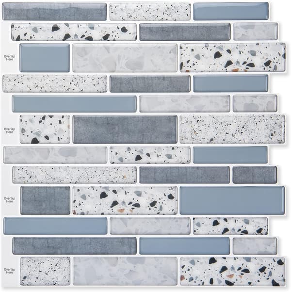 Selvklebende murstein kjøkken backsplash veggfliser