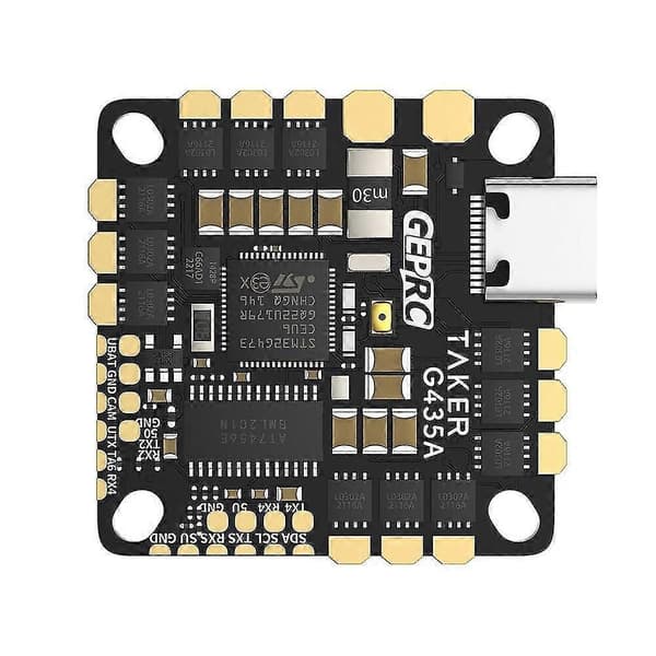 25.5x25.5mm GEPRC TAKER G4 35A AIO Flyvecontroller 4i1 ESC 24S til Cinelog25 V2 FPV RC Racing Drone
