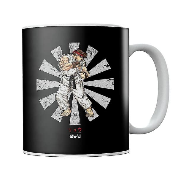 Ryu Street Fighter Retro japansk mugg