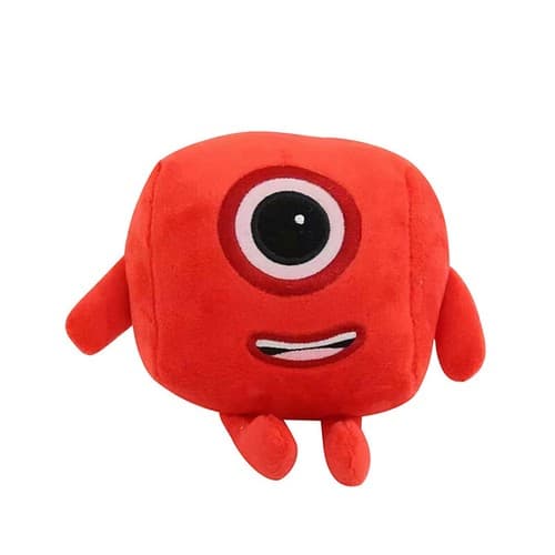 Numberblocks Plysch Doll Toy Gift Educational Premium Stuffed Orange