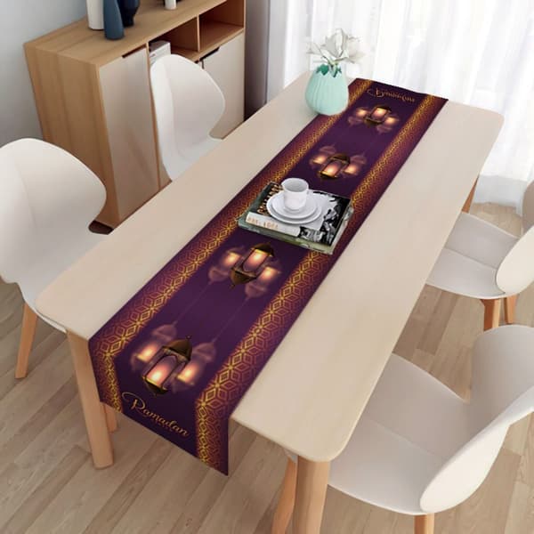 202 Eid Mubarak -pöytäliina Ramadan-koriste