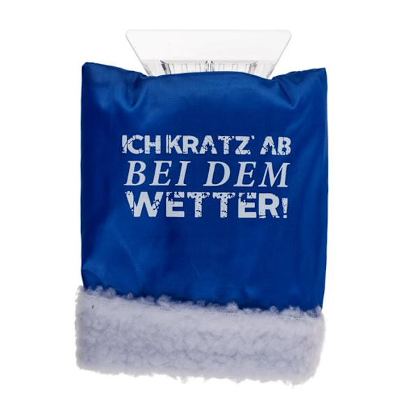Isskrapa med Vante - Håller handen varm multicolor