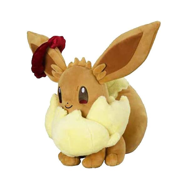 Svärd och sköld Dynamax Eevee Plysch mjuk, fylld docka Tecknade spelleksaker för vänner Barn samla presenter