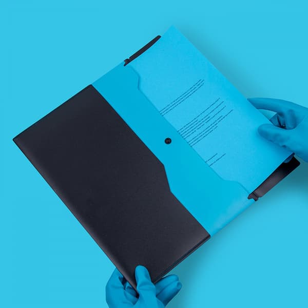 Dokumentmappe A4 oppbevaringsmappe