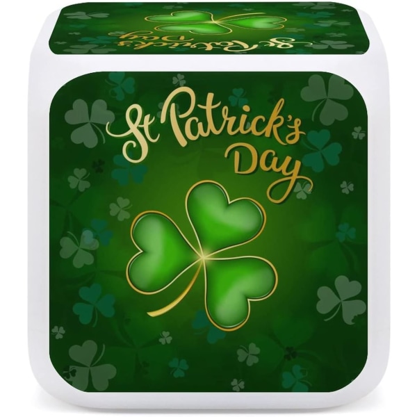 St. Patrick's Day Shamrock Clovers Lucky Four Leaves Green Pattern