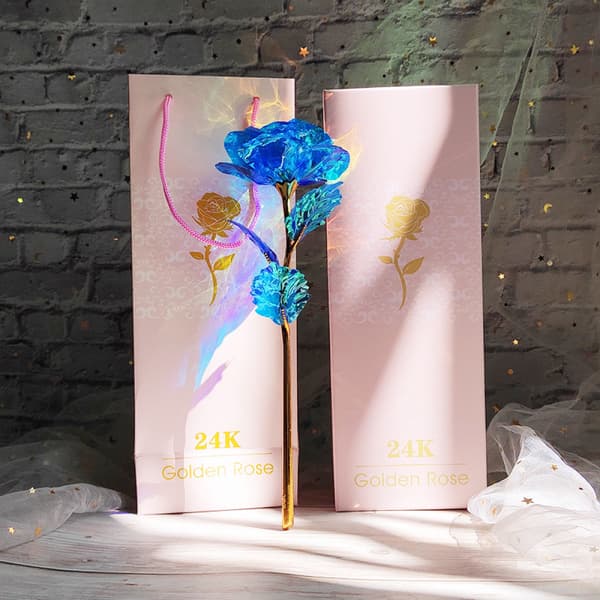 Gullfolie Rose Valentinsdagsgave 24K Simulert