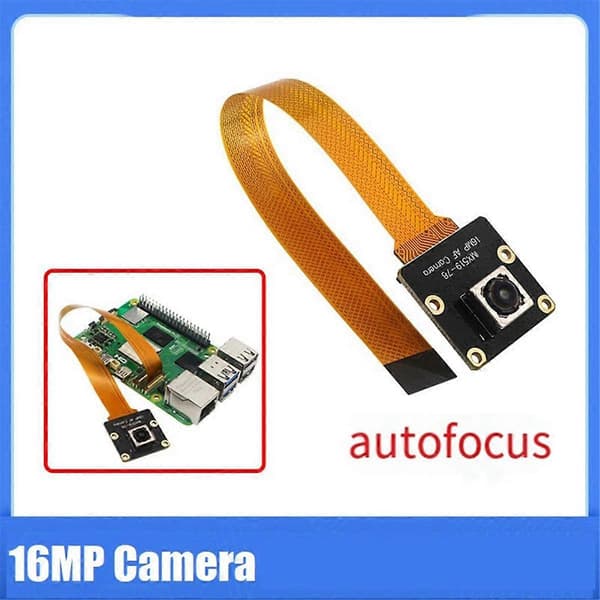 16MP kamera til Raspberry Pi5 kamera IMX519 Autofokus 78.5 4.28mm kameramodul til Raspberry Pi5 RPi5