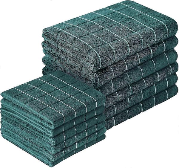 Kjøkkenhåndklær i mikrofiber, lofrie, ideelle for tørking av oppvask