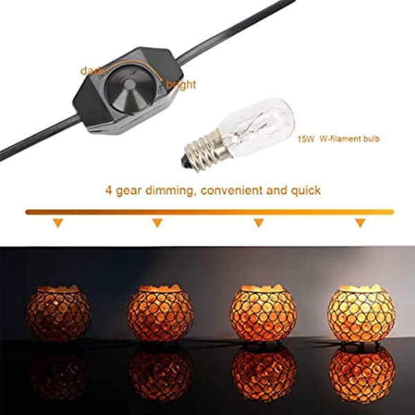 Himalayan Saltlampe Mini Desktop Krystalsaltsten Spa Yoga
