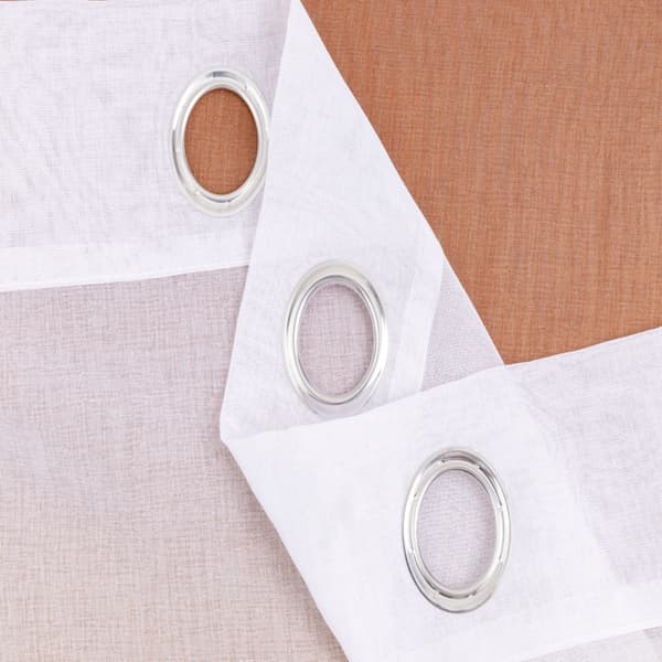 Gardinmaljer (2 stk.) transparent gradient vertikal gardin voile