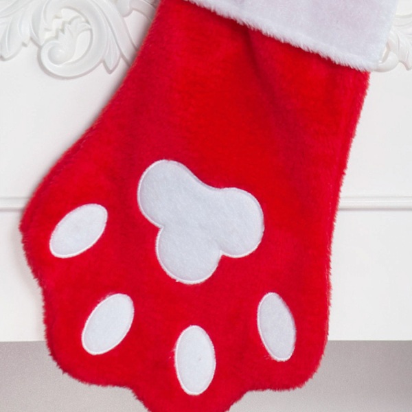 Söt julstrumpa presentpåse