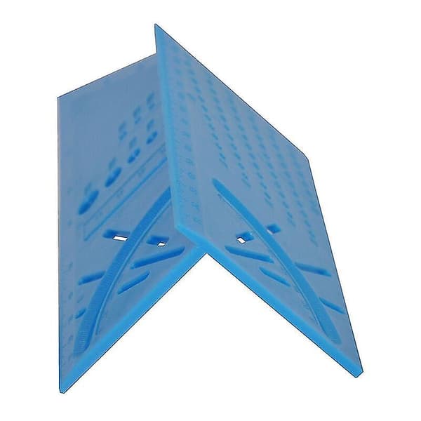 3d Regular Square Layout Mitre 45 90 Metrisk Regel - Model: Blå