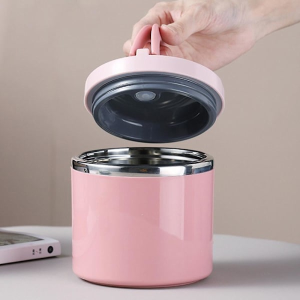 Termos för varm mat Barn Lunchbox Matbehållare Barn Läcksäker isolerad Lunchbox behållare, rosa