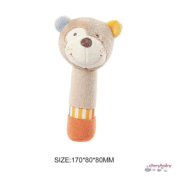 Ny baby Håndklokke Blidka håndfangende dyr Bb Stick Håndgreb Stick Legetøj