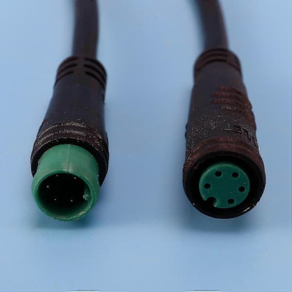 Ebike Displaykabel 5-stift för BBS01/BBS02/ Mittmotor Elcykel Display Förlängningskabel Anslutning