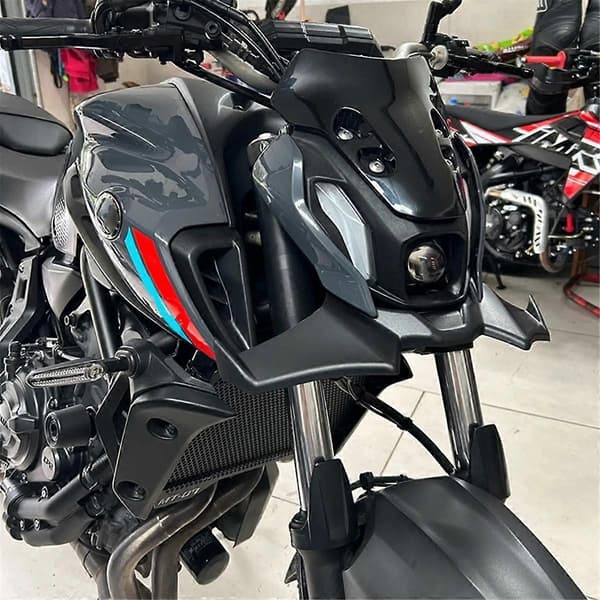 Motorcykel Sport Downforce Frontspoilere Aerodynamisk Vingedeflektor til SP 2021-2023 MT07 Carbon