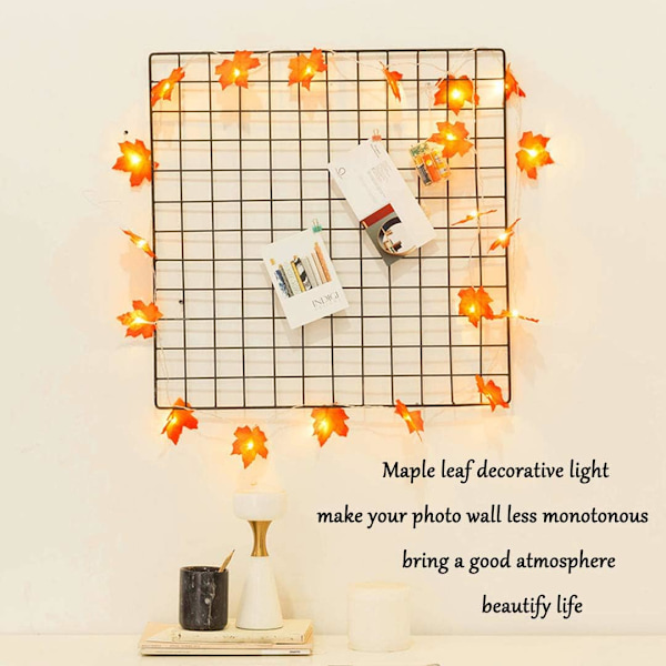 Fall fairy lights, fall leaf girl, fairy lights, 10 fairy lig