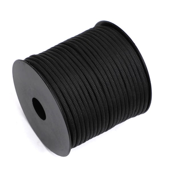 550M 7-Core Paracord Rope Outdoor Cord Camping Survival Black
