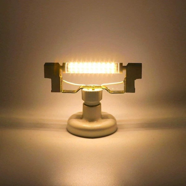 R7s Led 118mm 10w R7s Led lineær lampe 118mm 10w Varmhvit 3000k R7s J118 Sokkel Ikke dimbar, 15mm X 118mm, Tilsvarer R7s 118mm 100w halogenlampe,