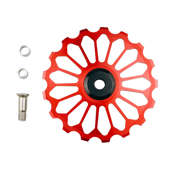 Polkupyörän 11T 13T 17T keraaminen laakeri Jockey Wheel takavaihtajalle Ohjausrulla MTB maantiepyörä Alumiiniseos Hihnapyörä Id null - 13 Black