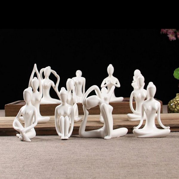 Pynt yoga figur